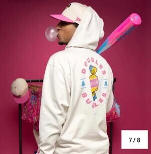NEW Baseballism Brand USA Doubles & Bubbles Hoodie Men's size XL X-LARGE NWT
